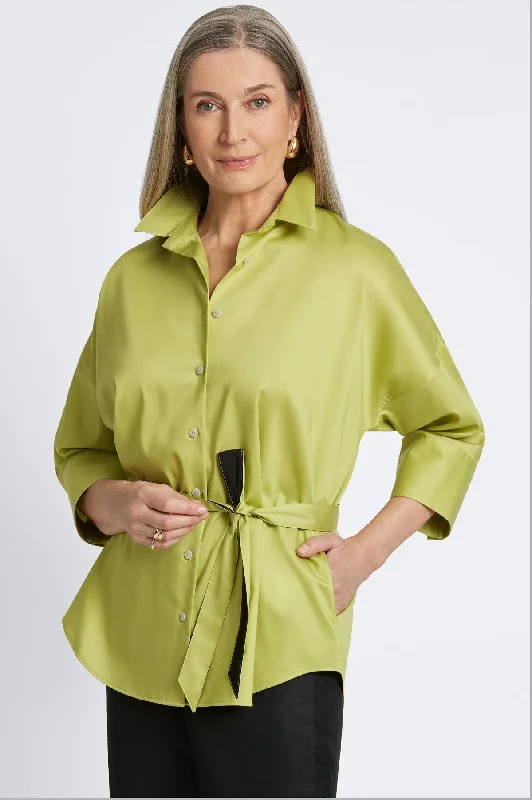 Avery Stretch Matte Sateen No Iron Shirt