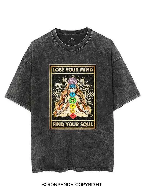 Lose Your Mind Find Your Soul VINTAGE GYM SHIRT