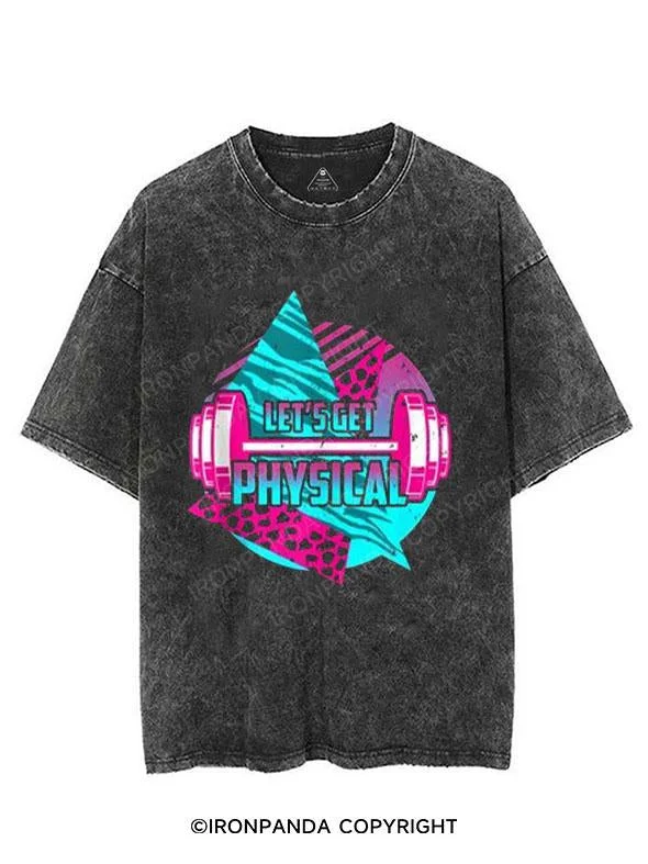 Let's get physical VINTAGE GYM SHIRT