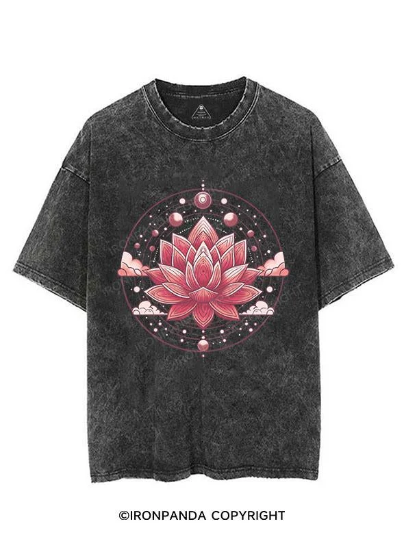 PEACE & LOTUS VINTAGE GYM SHIRT