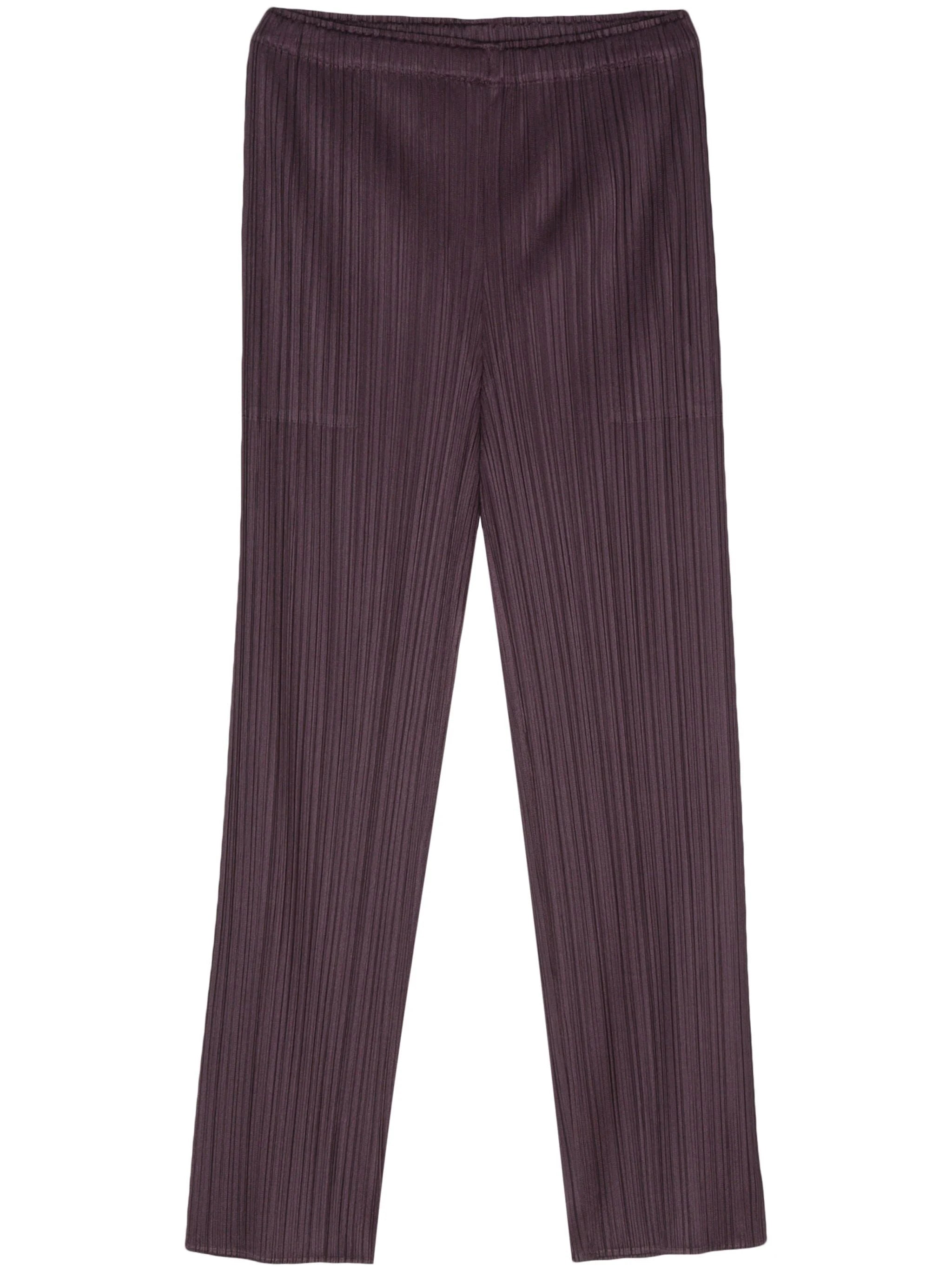 SS24 Pleats Please Pants - Dark Purple