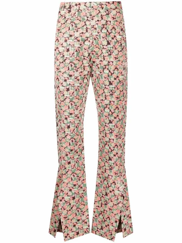 Motif Pants - Bright Flower Shower