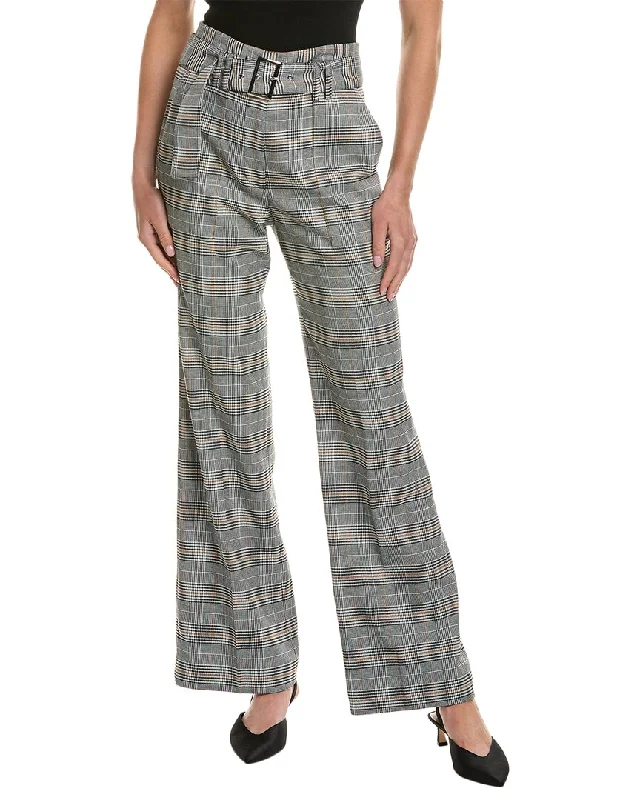 Elie Tahari Belted Wide Leg Pant