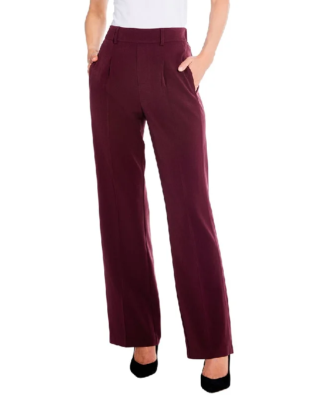 NIC+ZOE The Avenue Wide Leg Pleated Pant