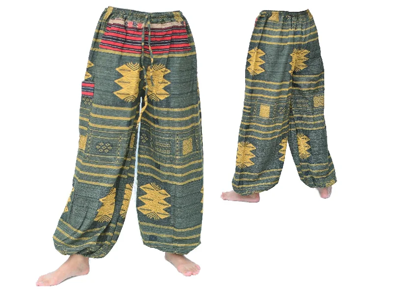 Genie Pants Aladdin Pants Men Women Green