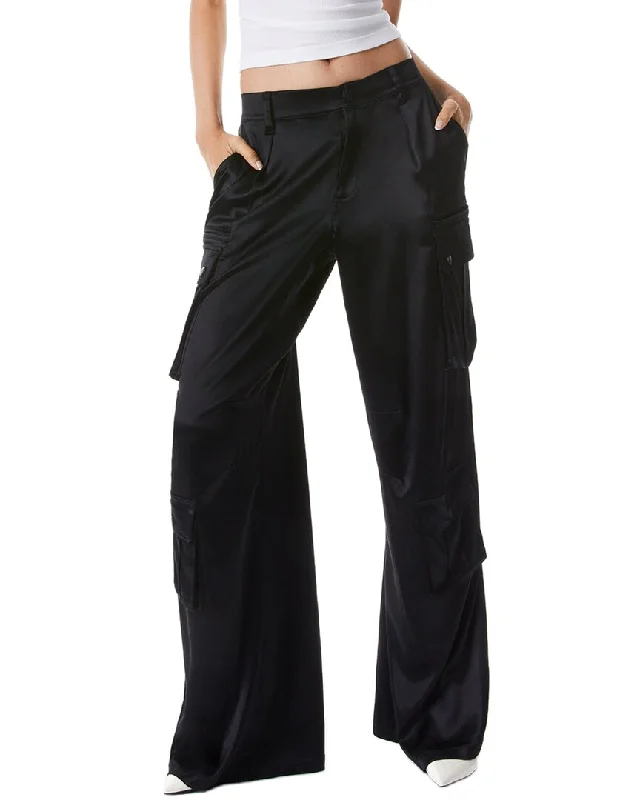 alice + olivia Joette Low-Rise Cargo Pant