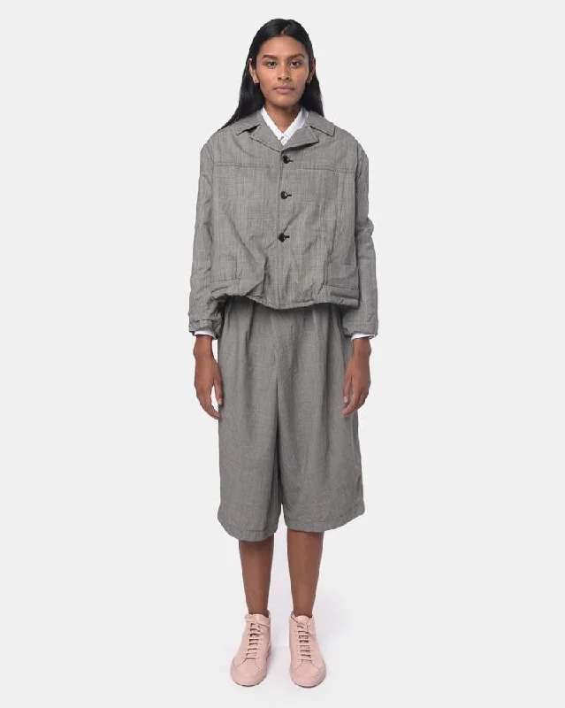 Pleated Culottes in Grey