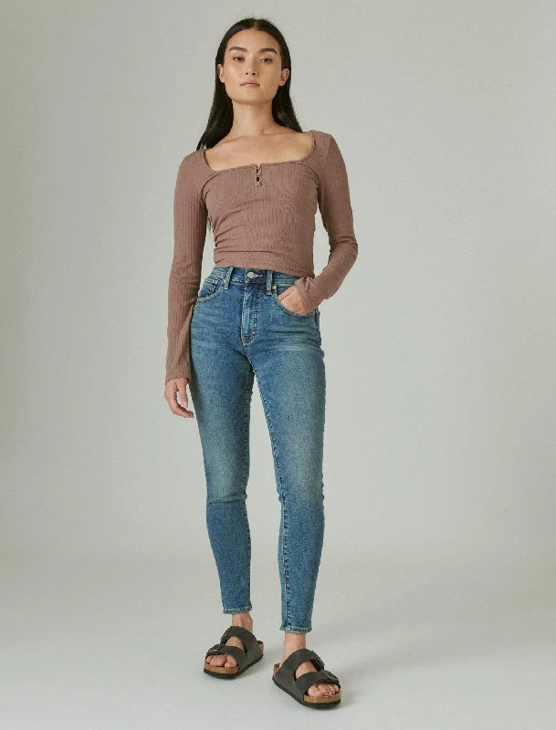 Lucky Brand Women's High Rise Bridgette Skinny