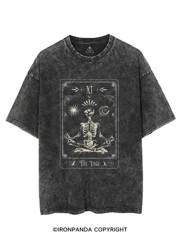 Yoga Skeleton Tarot VINTAGE GYM SHIRT