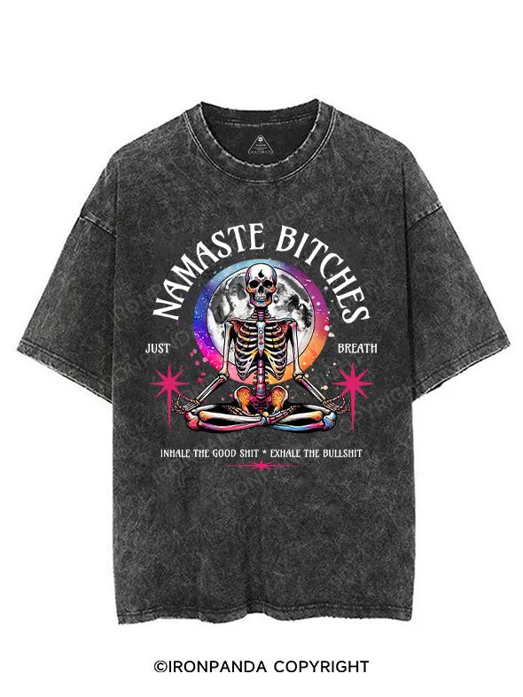 Namaste Bitches VINTAGE GYM SHIRT