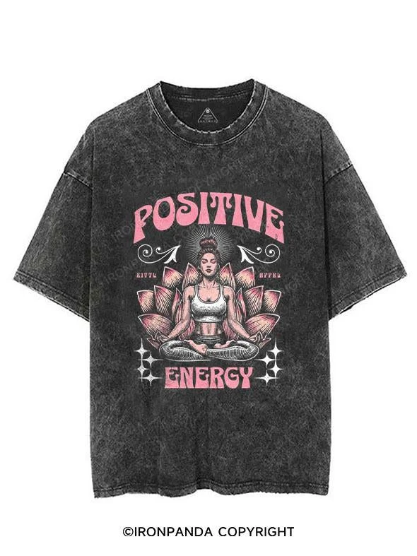 POSITIVE ENERGY VINTAGE GYM SHIRT