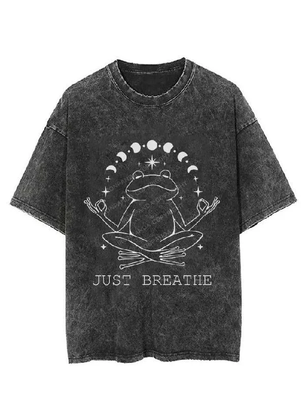 JUST BREATHE VINTAGE GYM SHIRT