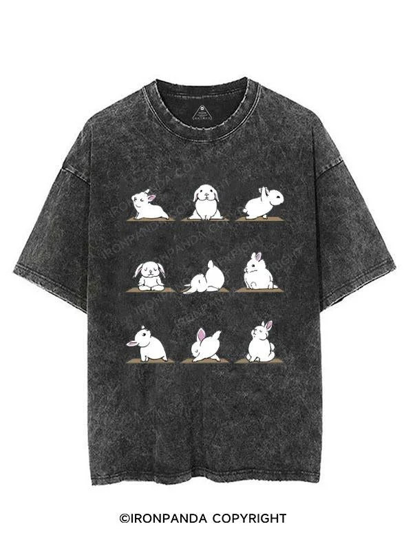 yoga rabbit VINTAGE GYM SHIRT