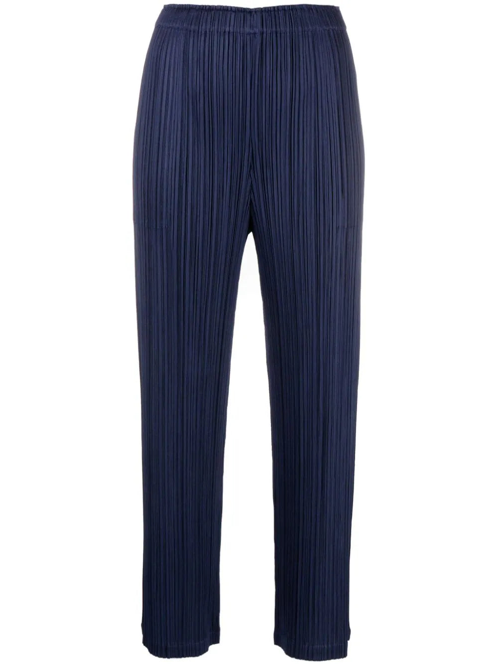 AW23 Pleated Straight Pants - Dark Navy