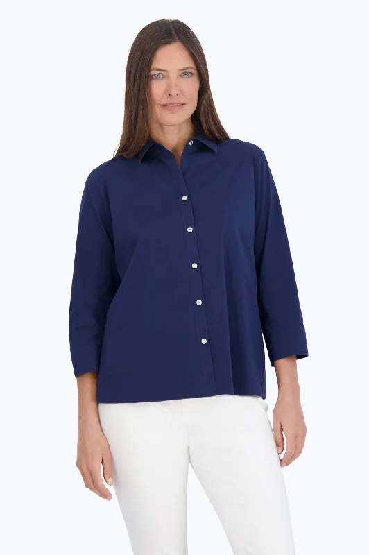 Sandra 3/4 Sleeve Stretch No Iron Shirt