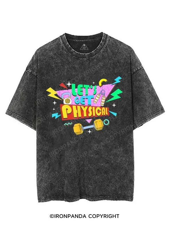 Let's get physical VINTAGE GYM SHIRT