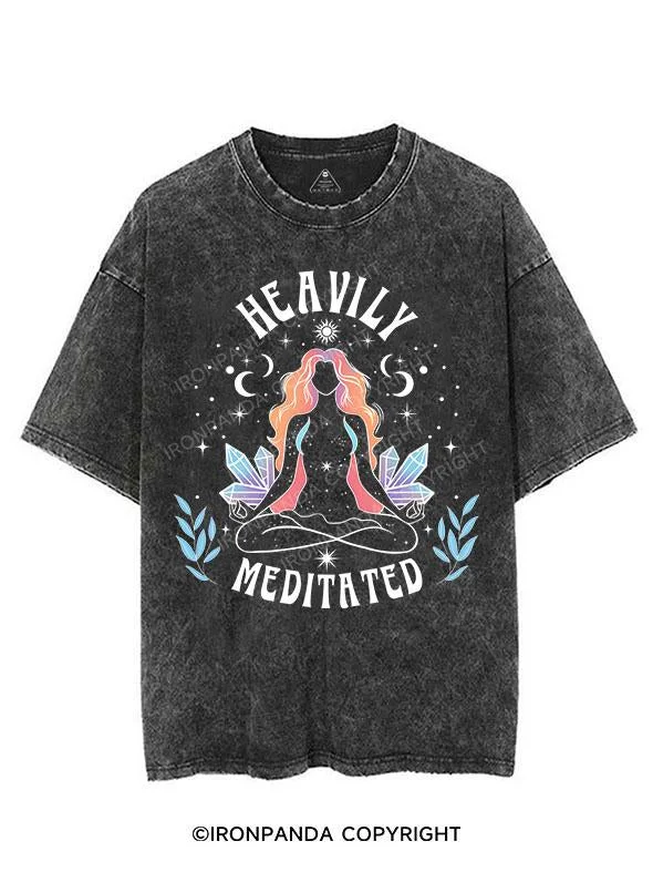 HEAVILY MEDITATED VINTAGE GYM SHIRT