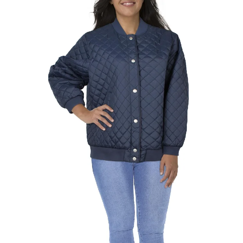 Levi's Womens Plus Shearling Lined Quilted Bomber Jacket