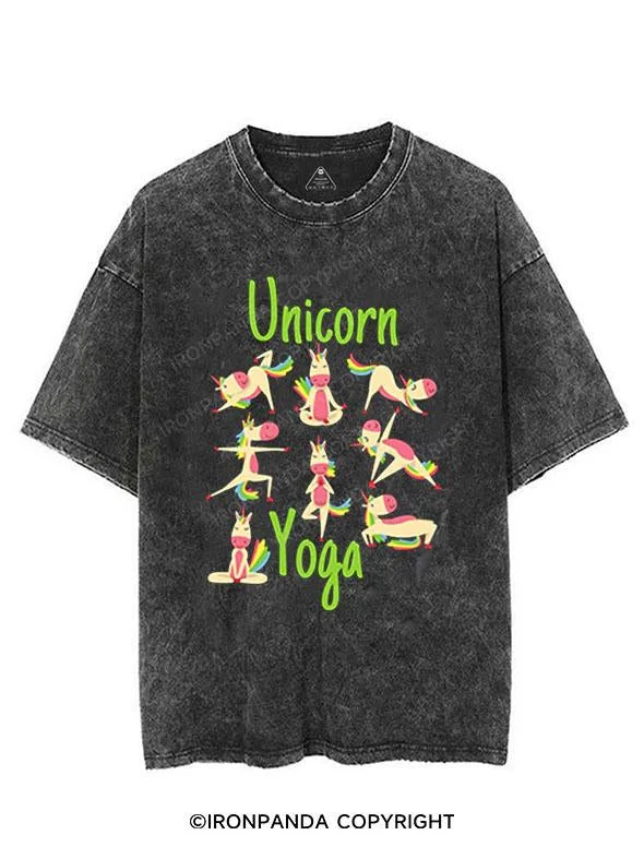 UNICORN YOGA VINTAGE GYM SHIRT