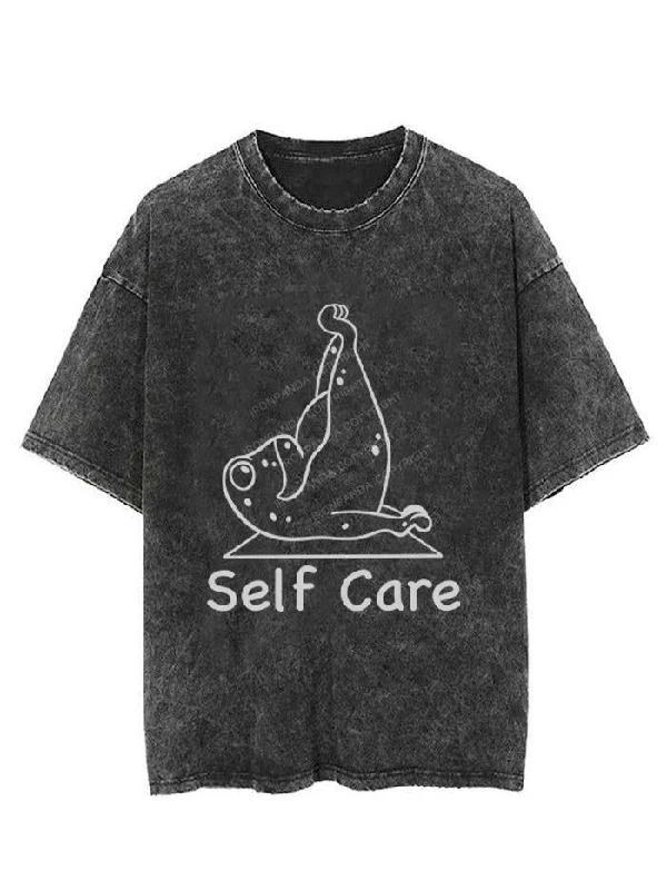 SELF CARE VINTAGE GYM SHIRT