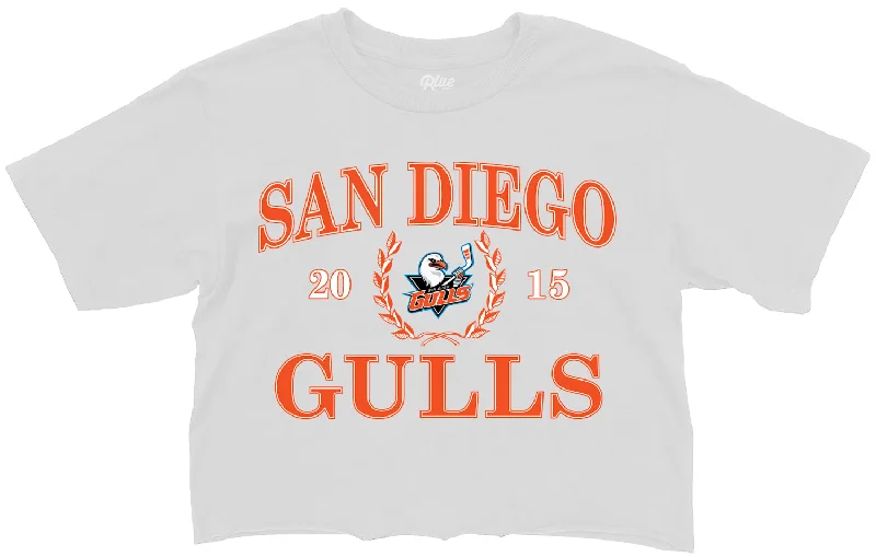 Women's San Diego Gulls Cropped Clean Slate Tee