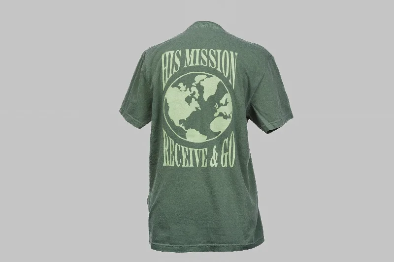 His Mission T-Shirt (Moss Green)