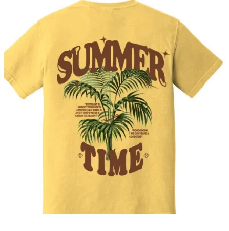 SUMMERTIME T-Shirt YELLOW