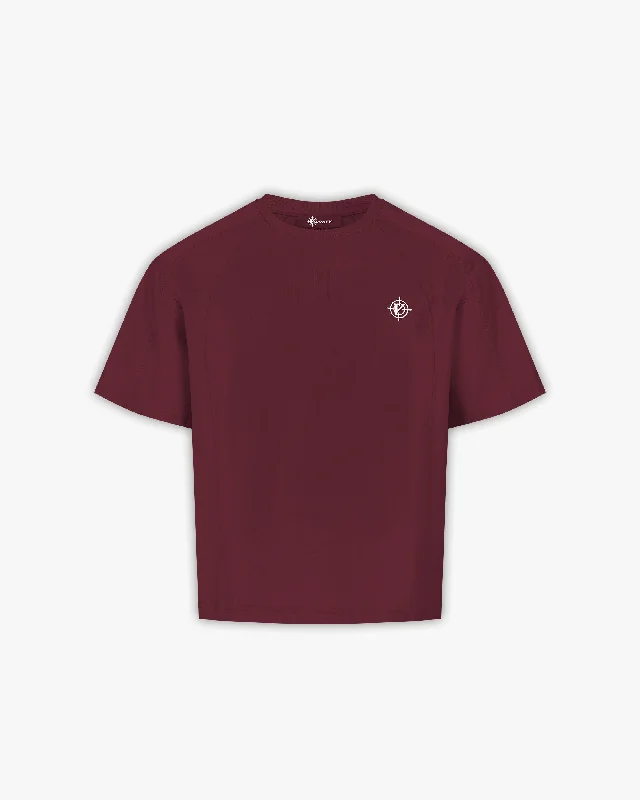 T-SHIRT WINE RED