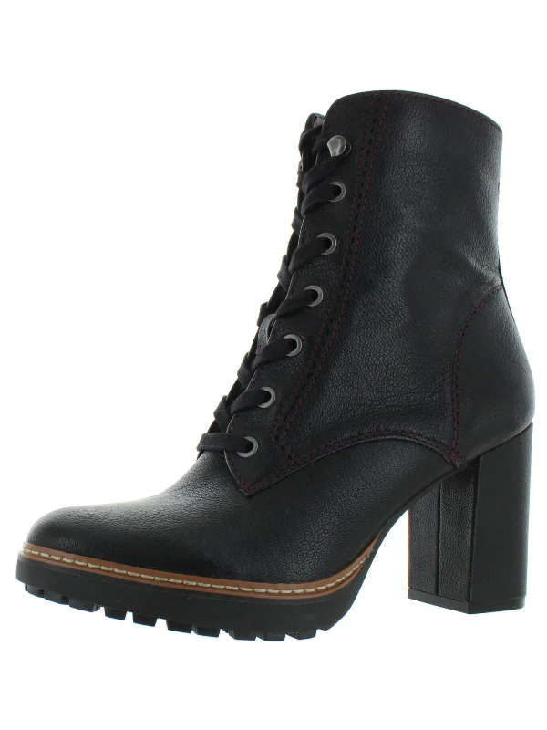 Callie Womens Leather Ankle Boots