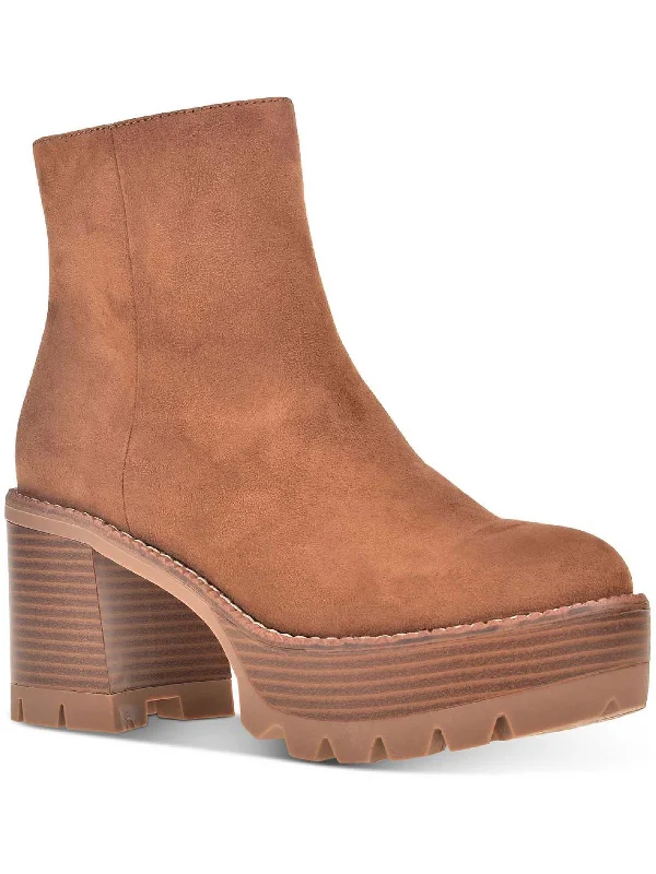 Margoee Womens Zipper Ankle Boots