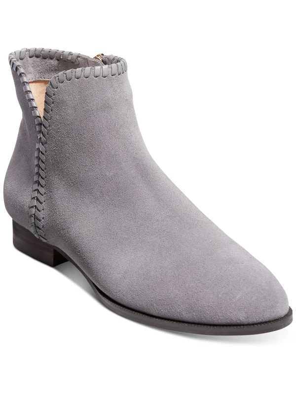 Raegan Womens Suede Casual Ankle Boots