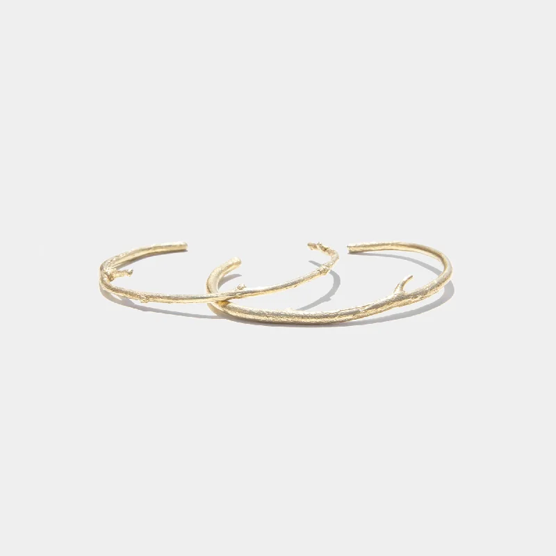 Branch Cuffs in Gold