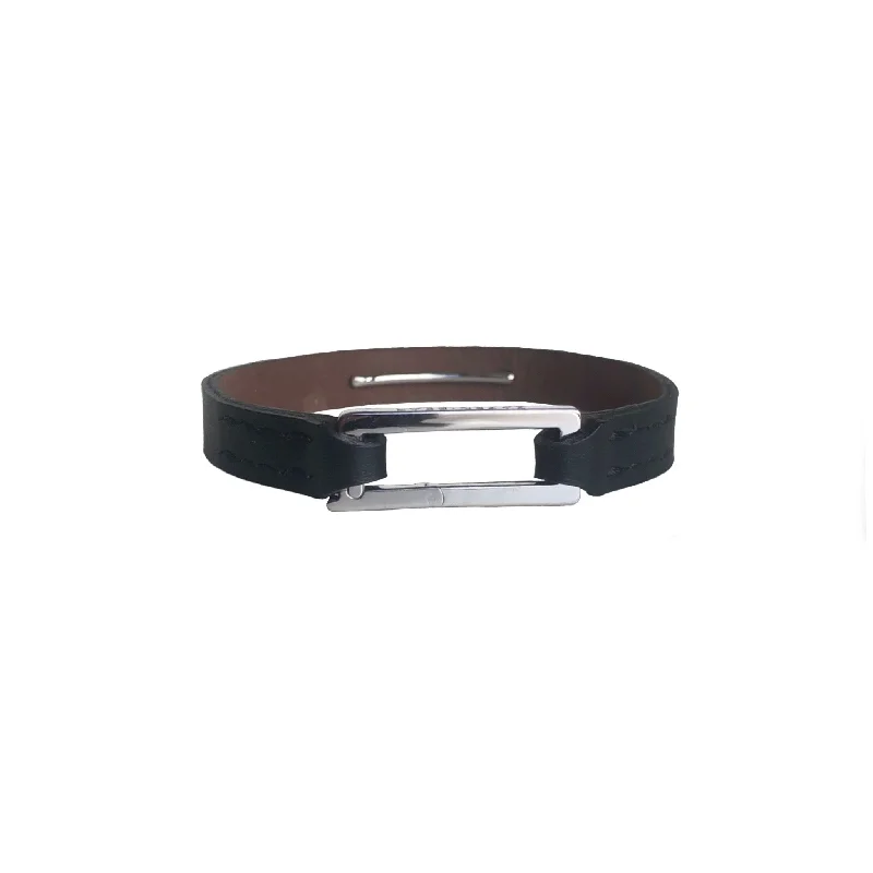 Rectangle Leather Bracelet