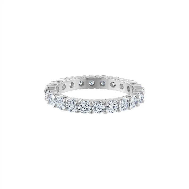 LaViano Fashion 1.71 Carats Platinum Diamond Eternity Wedding Band