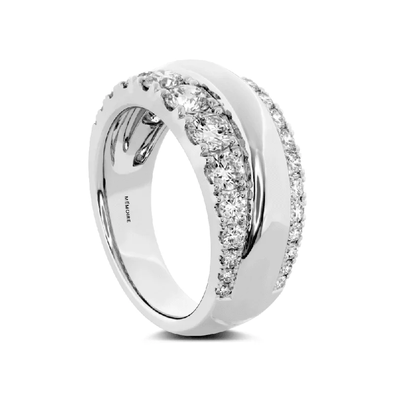 LaViano Fashion 18K White Gold Diamond Ring