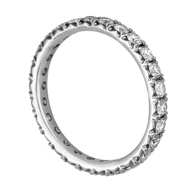 Azul Platinum Diamond Eternity Wedding Band