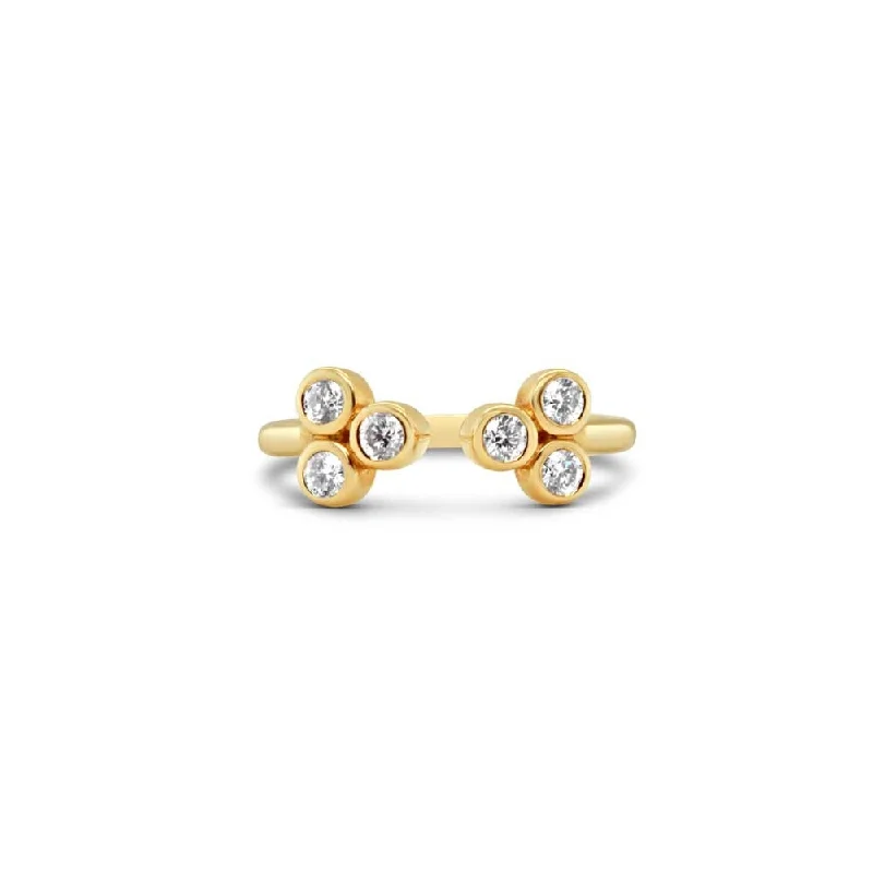 LaViano Fashion 14K Yellow Gold Diamond Ring