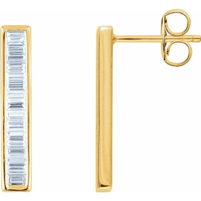 14K Yellow Gold Earrings