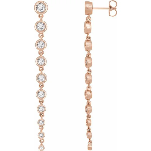 14K Rose Gold Earrings