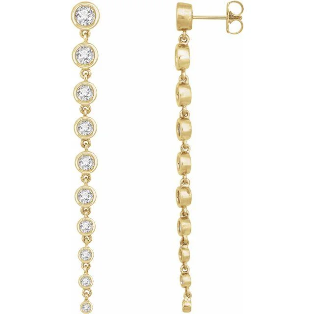 14K Yellow Gold Earrings