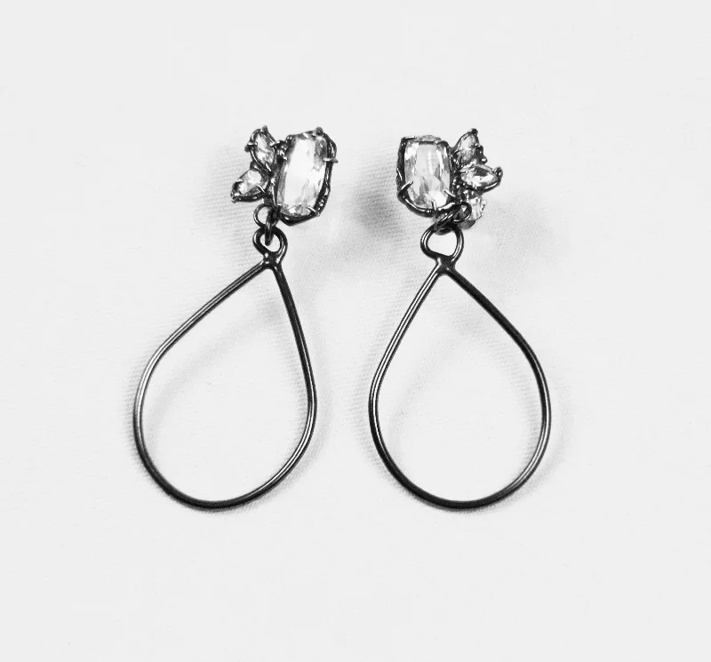 IIONA White Topaz Earrings