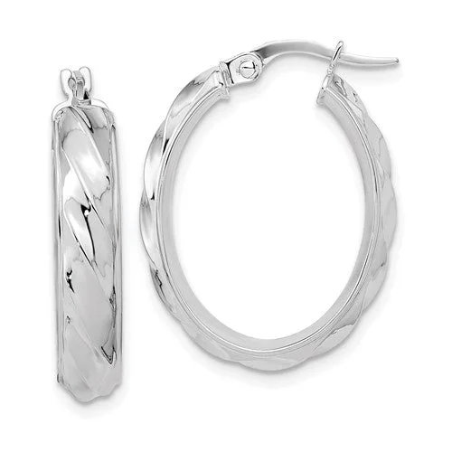 14K White Gold Earrings