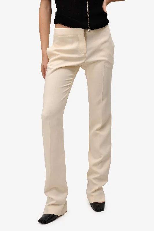 Alexander McQueen Cream Trousers Size 42