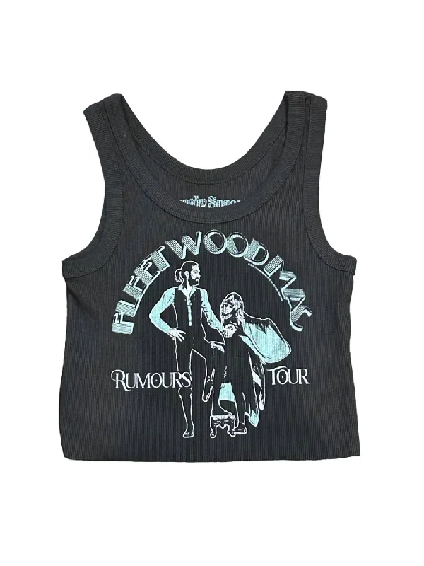 Boy's Fleetwood Mac Tank Top In Jet Black