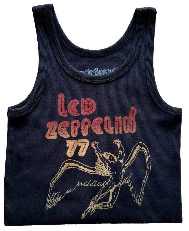 Boy's Led Zeppelin Tank Top In Black