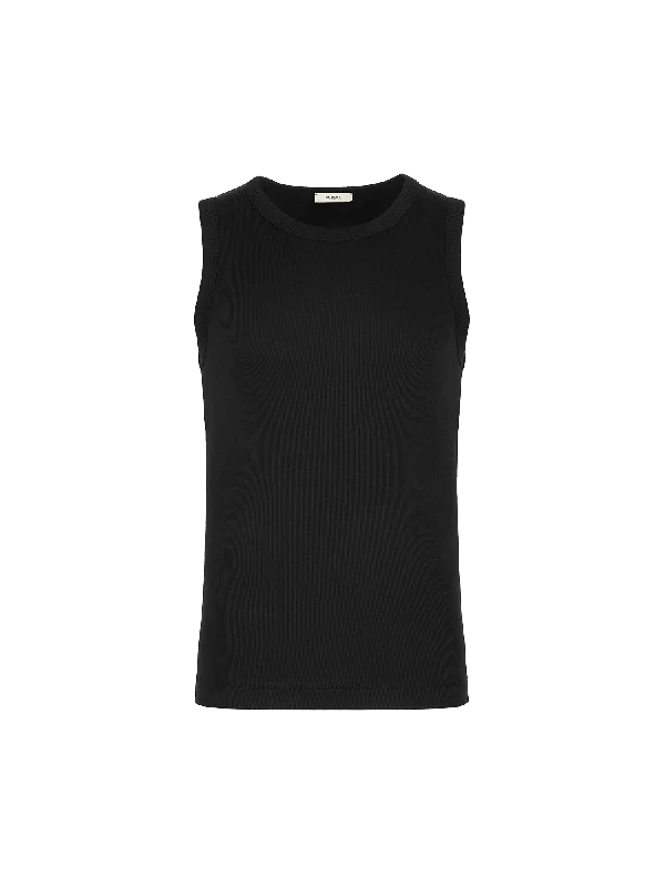 Men's 365 Lightweight Rib Tank Top—black