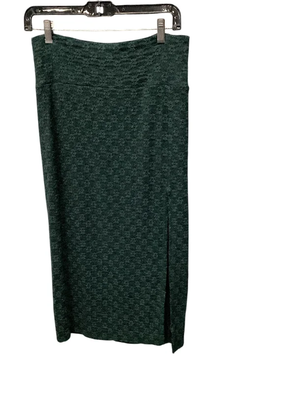 Skirt Midi By Free People In Green, Size: S