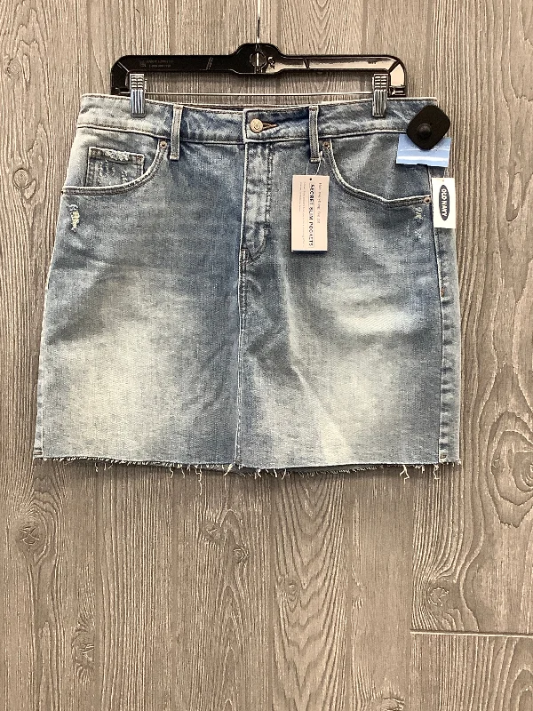 Skirt Mini & Short By Old Navy In Blue Denim, Size: 12