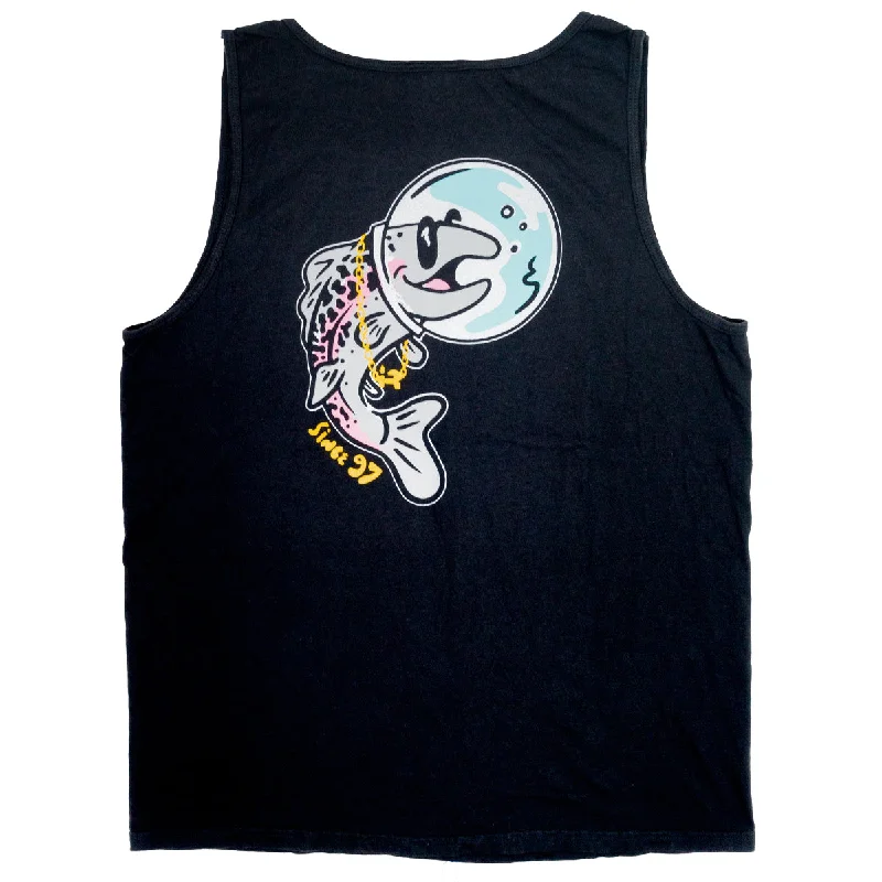 Space Salmon Tank Top