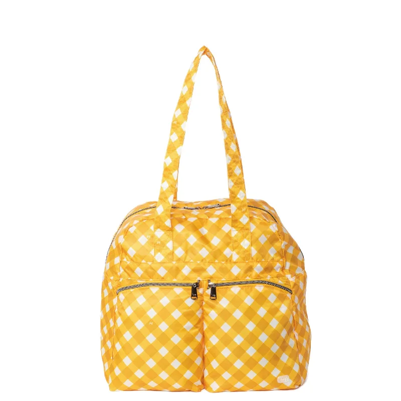 GINGHAM MUSTARD